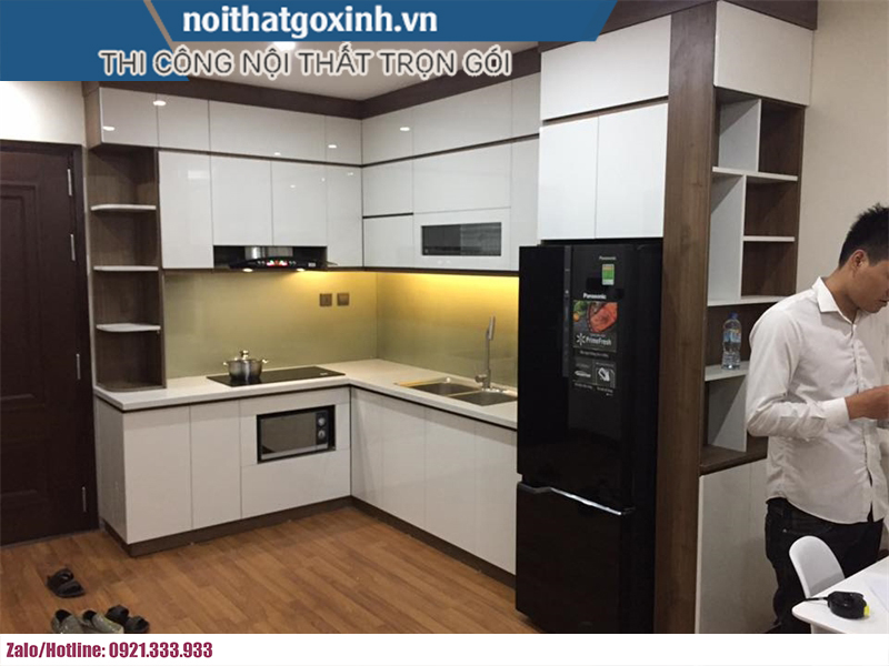 Xưởng thi công tủ bếp hiện đại, giá rẻ